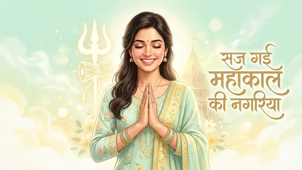 सज गई महाकाल की नगरिया लिरिक्स | शिव का सावन आया है