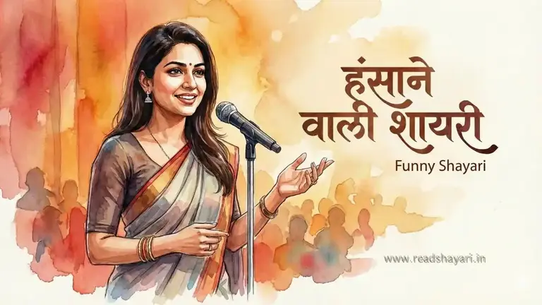 😄 Funny Shayari in Hindi | दिल खोलकर हंसिए