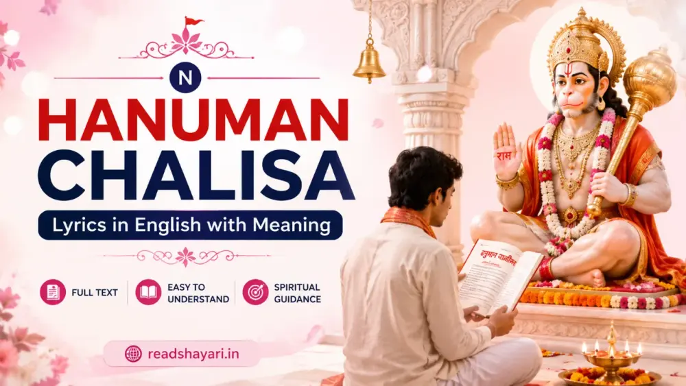 Hanuman Chalisa Lyrics in English with Meaning (Full Text)