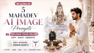 Top 5 Mahadev AI Ultra Photo Editing Prompts for Boys 2026