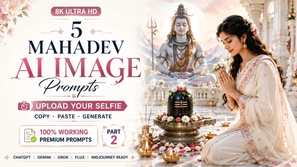 5 Ultra-Premium Mahadev AI Photo Prompts for Girls 2026