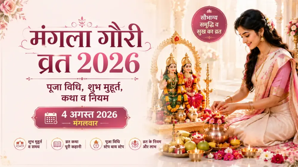 मंगला गौरी व्रत 2026: पूजा विधि, शुभ मुहूर्त, कथा व नियम